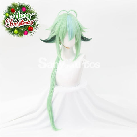 Game Genshin Impact Sucrose Wigs Light Green Fluffy Cosplay Wigs