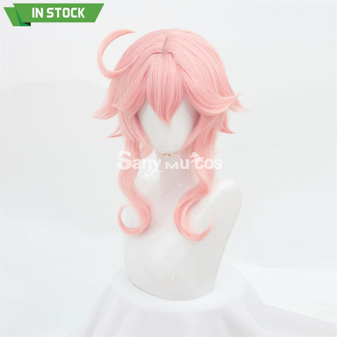 Game Genshin Impact Sumeru Dori Shoulder-length Pink Cosplay Wig