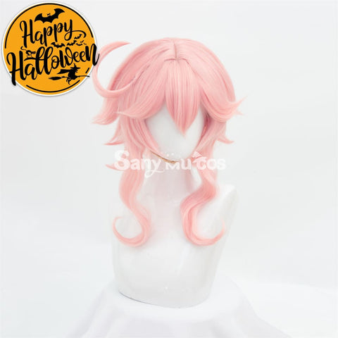 Game Genshin Impact Sumeru Dori Shoulder-length Pink Cosplay Wig