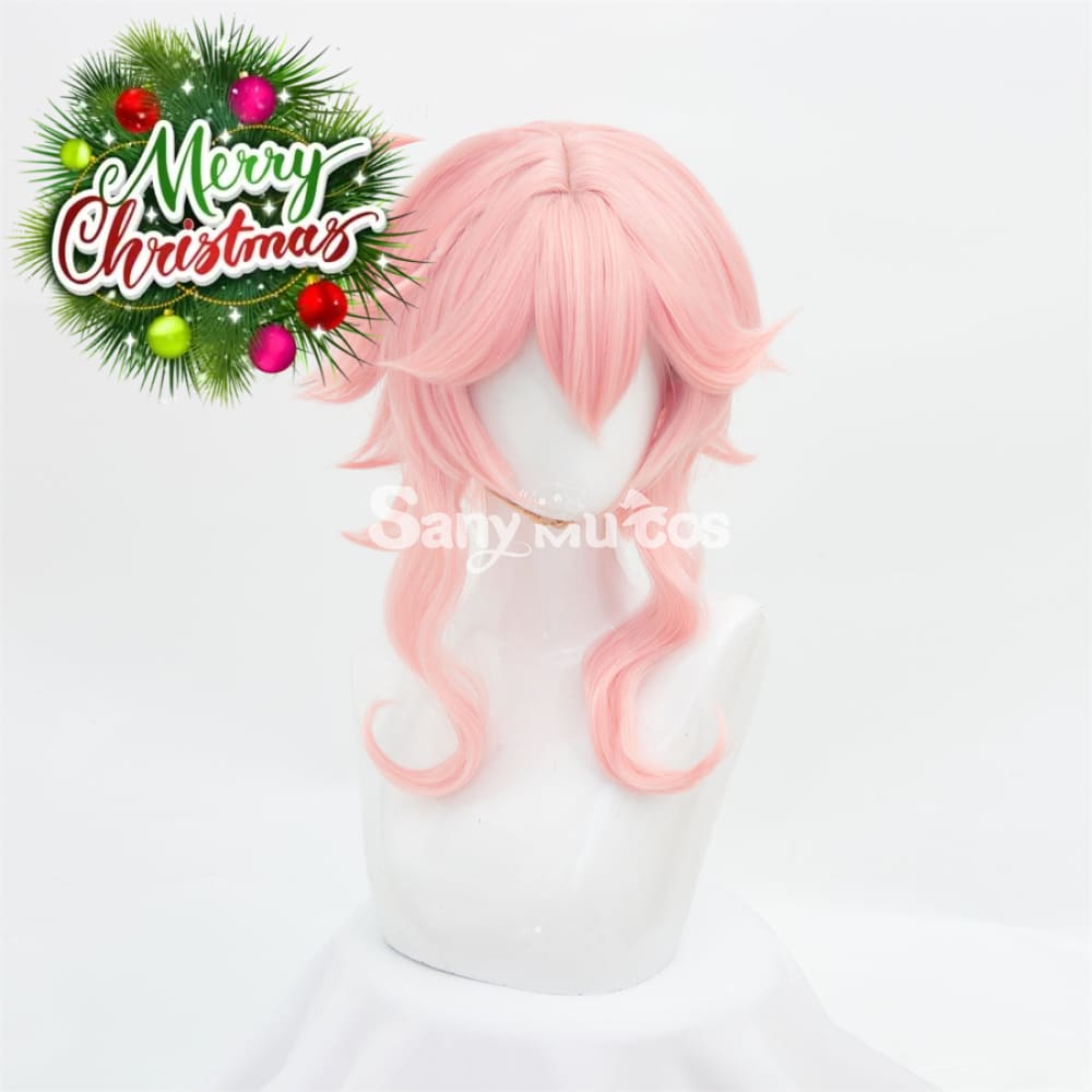 Game Genshin Impact Sumeru Dori Shoulder-length Pink Cosplay Wig