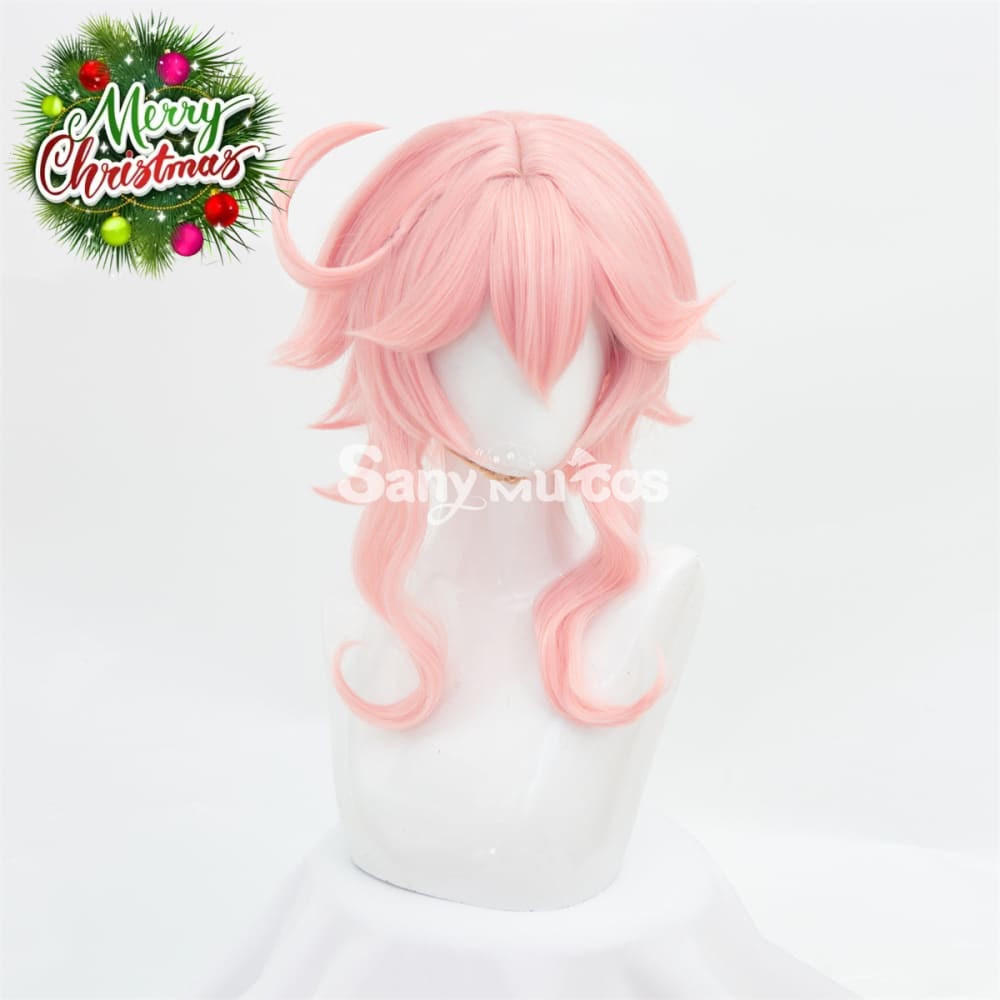 Game Genshin Impact Sumeru Dori Shoulder-length Pink Cosplay Wig