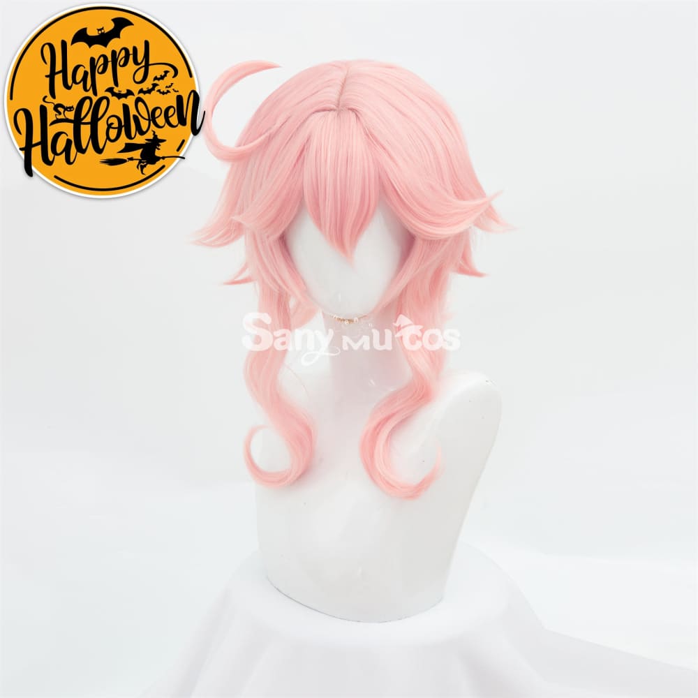 Game Genshin Impact Sumeru Dori Shoulder-length Pink Cosplay Wig