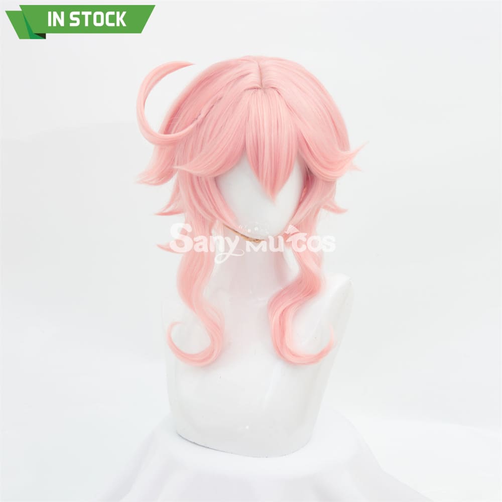 Game Genshin Impact Sumeru Dori Shoulder-length Pink Cosplay Wig