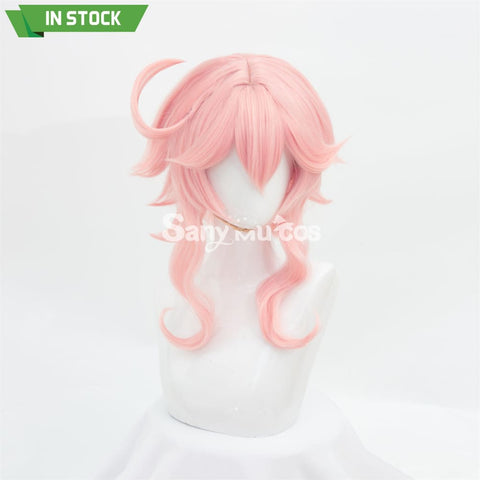 Game Genshin Impact Sumeru Dori Shoulder-length Pink Cosplay Wig