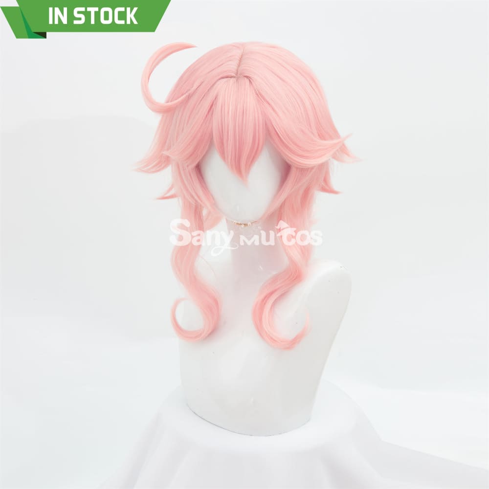 Game Genshin Impact Sumeru Dori Shoulder-length Pink Cosplay Wig