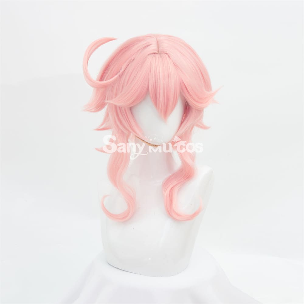 Game Genshin Impact Sumeru Dori Shoulder-length Pink Cosplay Wig