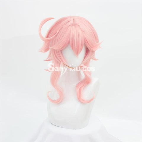 Game Genshin Impact Sumeru Dori Shoulder-length Pink Cosplay Wig