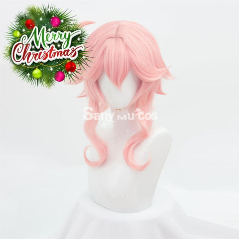 Game Genshin Impact Sumeru Dori Shoulder-length Pink Cosplay Wig