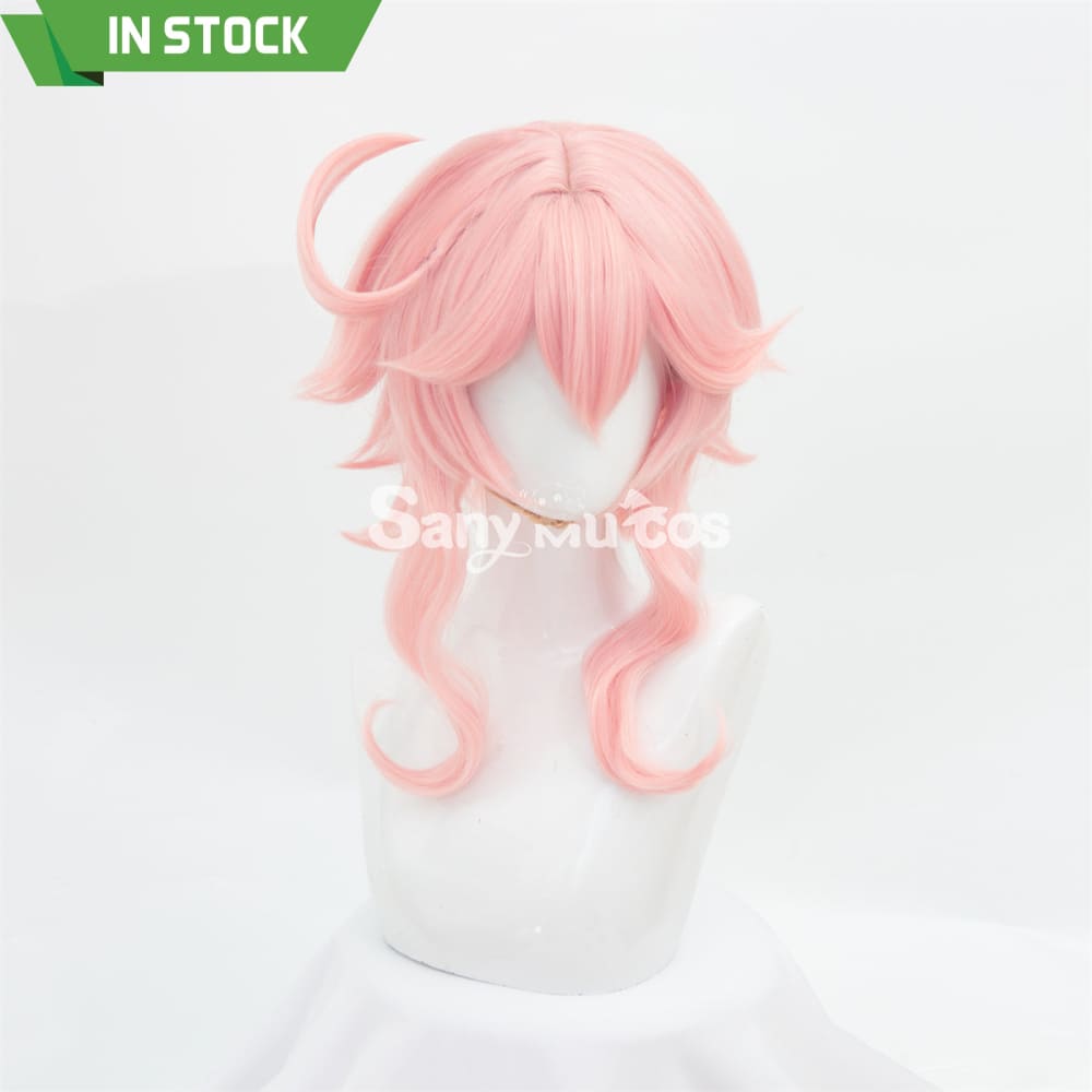 Game Genshin Impact Sumeru Dori Shoulder-length Pink Cosplay Wig