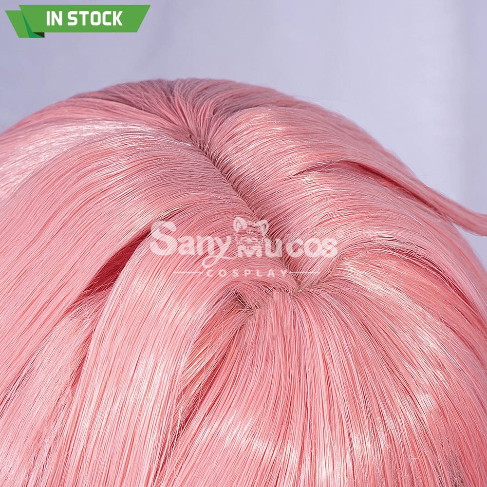 【In Stock】Game Genshin Impact Yae Miko Cosplay Pink Long Wig Wigs