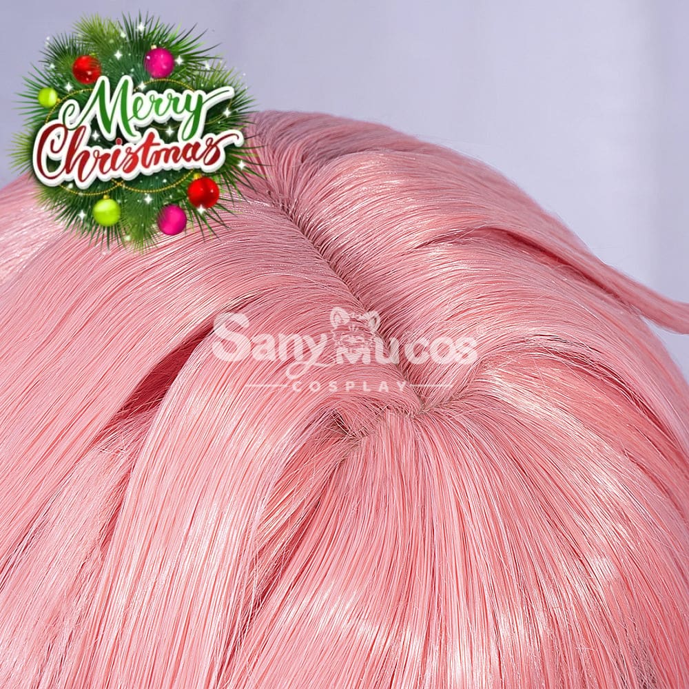 【In Stock】Game Genshin Impact Yae Miko Cosplay Pink Long Wig Wigs