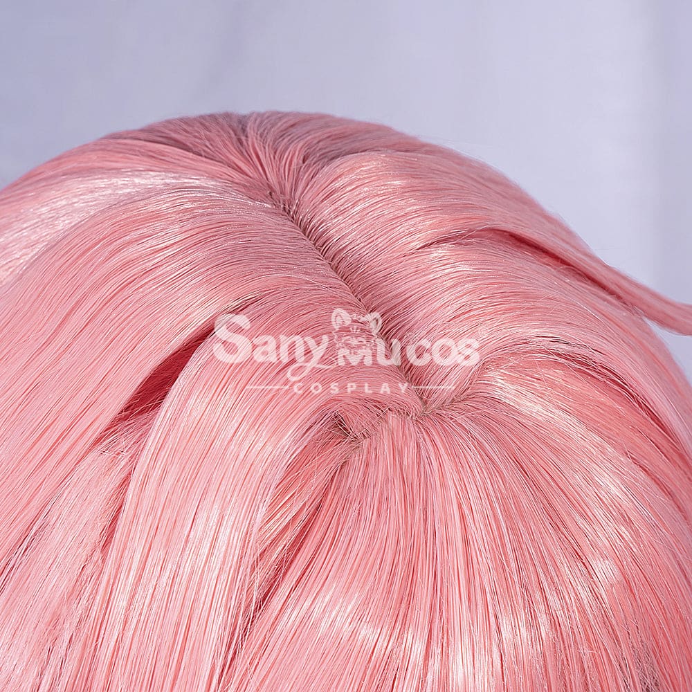 【In Stock】Game Genshin Impact Yae Miko Cosplay Pink Long Wig Wigs