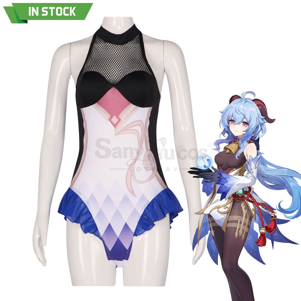 【In Stock】Game Genshin Impact Yae Miko Derivative Swimsuits For Women Swimwear Sexy Bathing