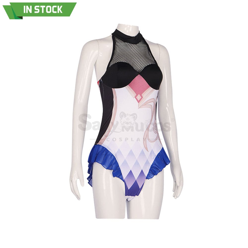 【In Stock】Game Genshin Impact Yae Miko Derivative Swimsuits For Women Swimwear Sexy Bathing