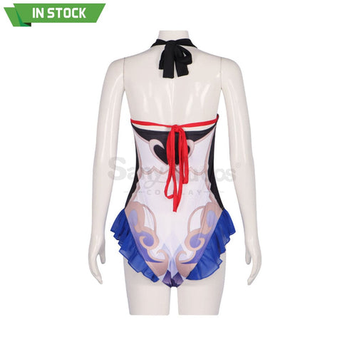 【In Stock】Game Genshin Impact Yae Miko Derivative Swimsuits For Women Swimwear Sexy Bathing