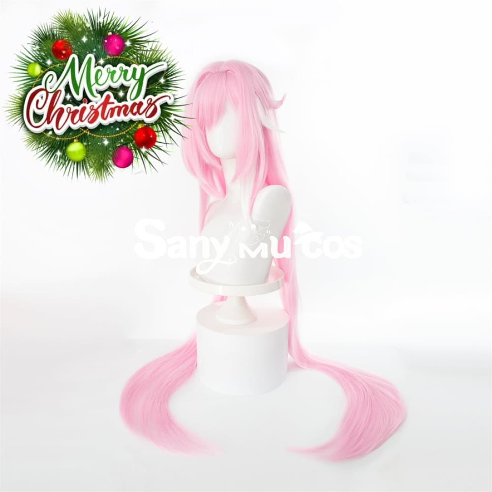 Game Honkai Impact 3: Elysia Cosplay Wig Long Hair Pink