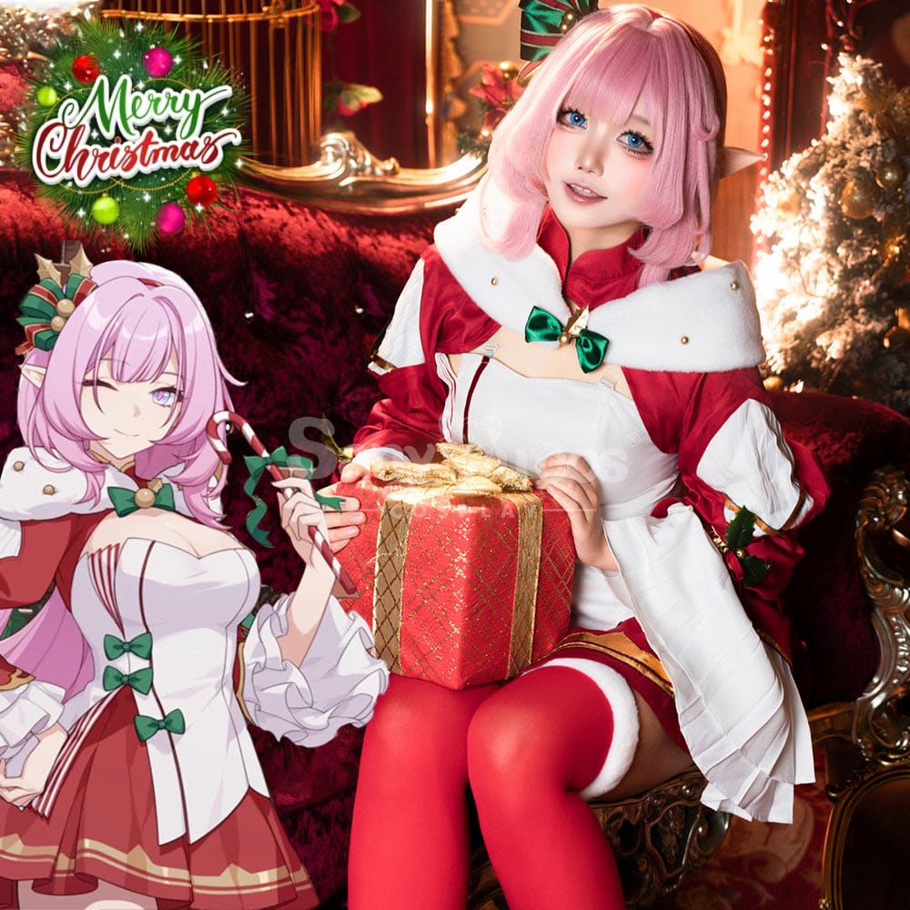 【In Stock】Game Honkai Impact 3rd Cosplay Elysia Christmas Cosplay Costume Cosplay Costumes