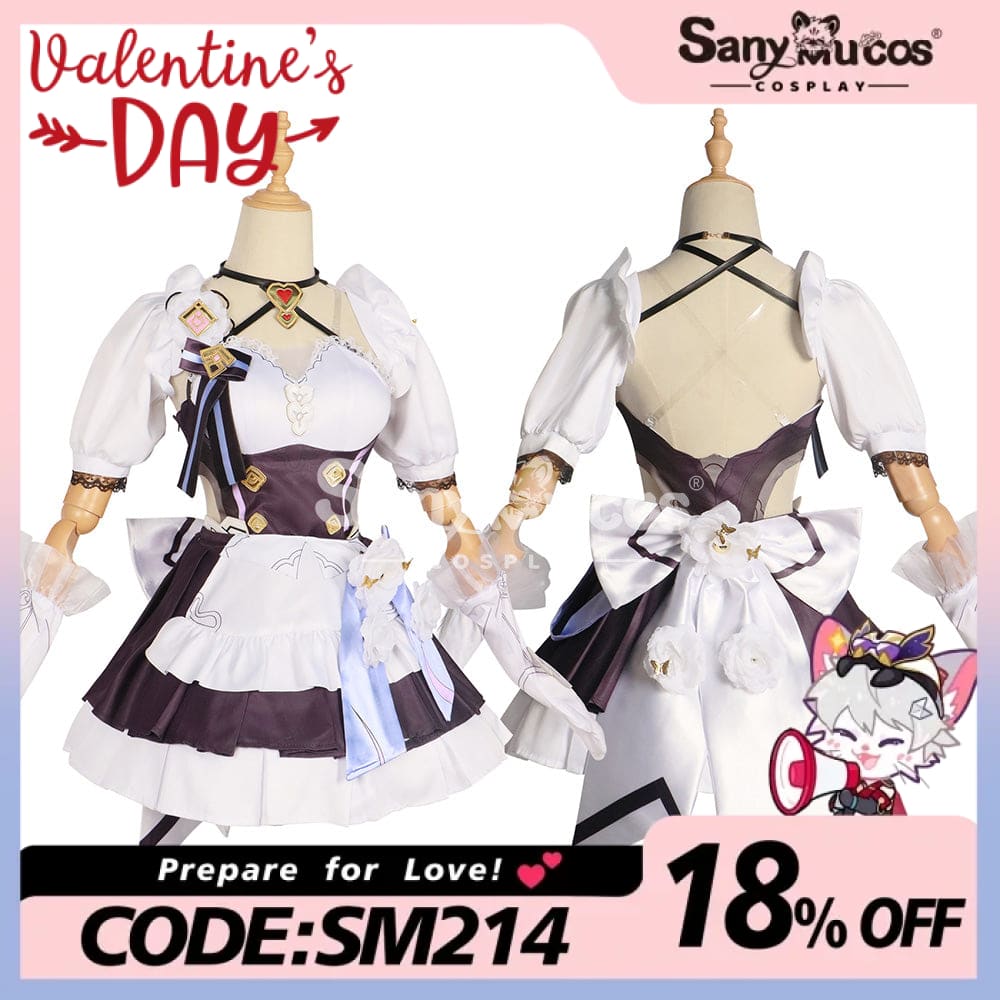 【In Stock】Game Honkai Impact 3Rd Cosplay Elysia Maid Suit Costume Plus Size Costumes