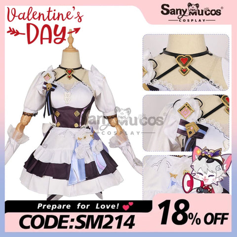 【In Stock】Game Honkai Impact 3Rd Cosplay Elysia Maid Suit Costume Plus Size Costumes