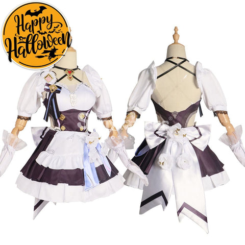 【In Stock】Game Honkai Impact 3Rd Cosplay Elysia Maid Suit Costume Plus Size Costumes