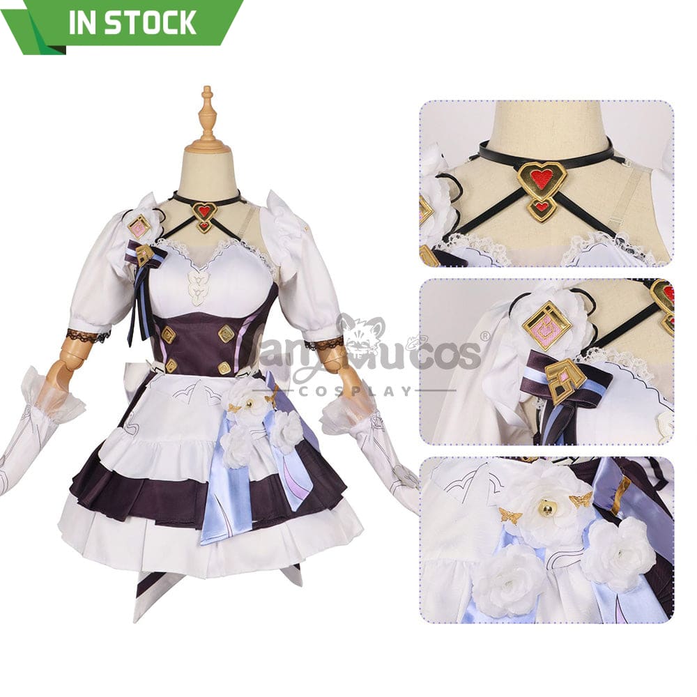 【In Stock】Game Honkai Impact 3Rd Cosplay Elysia Maid Suit Costume Plus Size Costumes