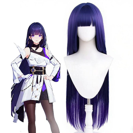 【In Stock】Game Honkai Impact 3rd Cosplay Raiden Mei Cosplay Wig Cosplay Wigs 1000