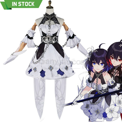 【In Stock】Game Honkai Impact 3Rd Cosplay Stygian Nymph Seele White Costume Costumes