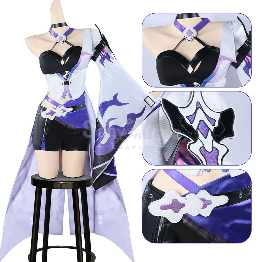 【In Stock】Game Honkai: Star Rail Cosplay Acheron Costume Plus Size Costumes