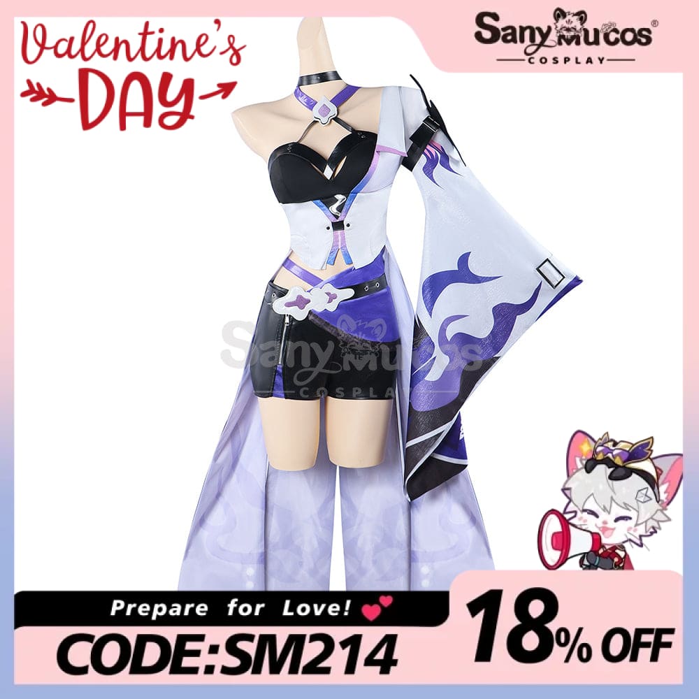 【In Stock】Game Honkai: Star Rail Cosplay Acheron Costume Plus Size Costumes