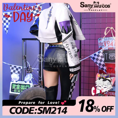 【In Stock】Game Honkai: Star Rail Cosplay Acheron Racing Costume Premium Edition Costumes