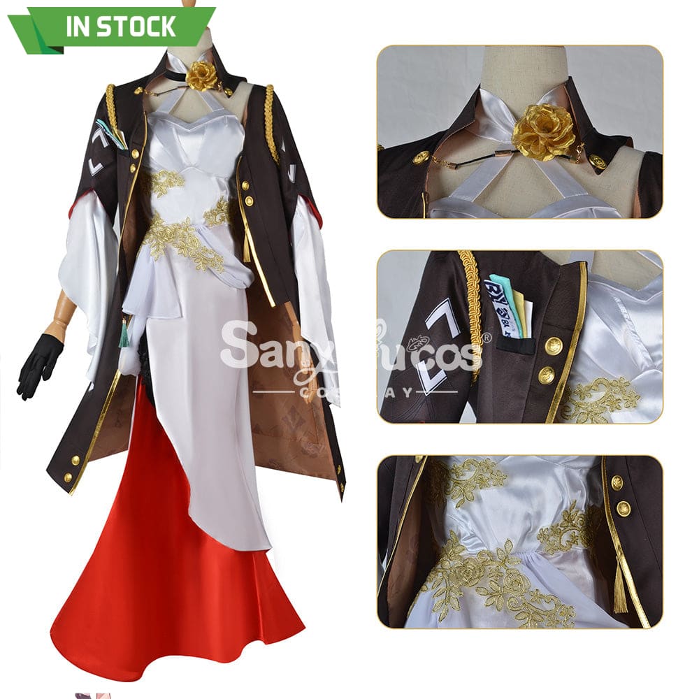 【In Stock】Game Honkai: Star Rail Cosplay Astral Express Himeko Costume Plus Size Costumes