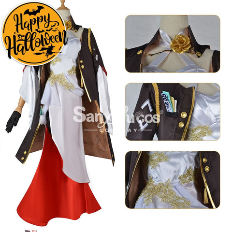 【In Stock】Game Honkai: Star Rail Cosplay Astral Express Himeko Costume Plus Size Costumes