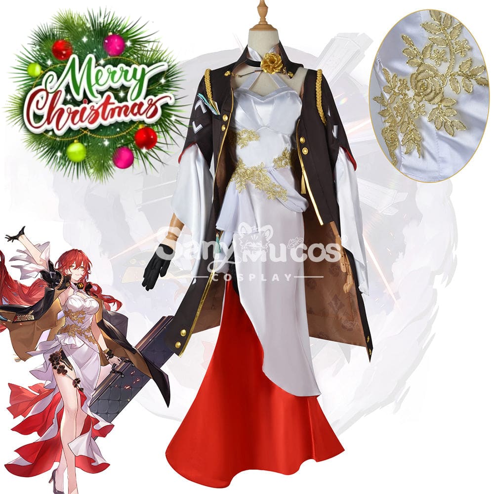 【In Stock】Game Honkai: Star Rail Cosplay Astral Express Himeko Costume Plus Size Costumes