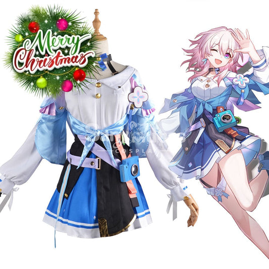 【In Stock】Game Honkai: Star Rail Cosplay Astral Express March 7Th Costume Costumes 1000