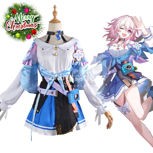【In Stock】Game Honkai: Star Rail Cosplay Astral Express March 7Th Costume Costumes 1000