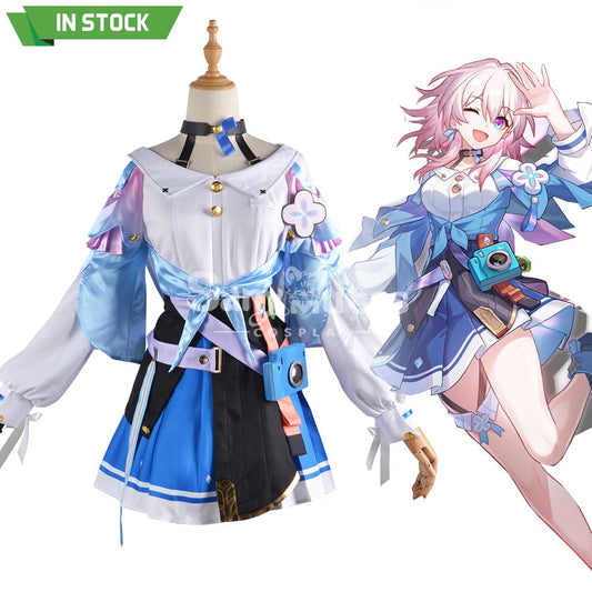 【In Stock】Game Honkai: Star Rail Cosplay Astral Express March 7Th Costume Costumes 1000