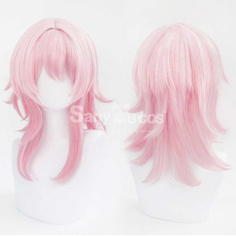 【In Stock】Game Honkai: Star Rail Cosplay Astral Express March 7Th Wig Wigs