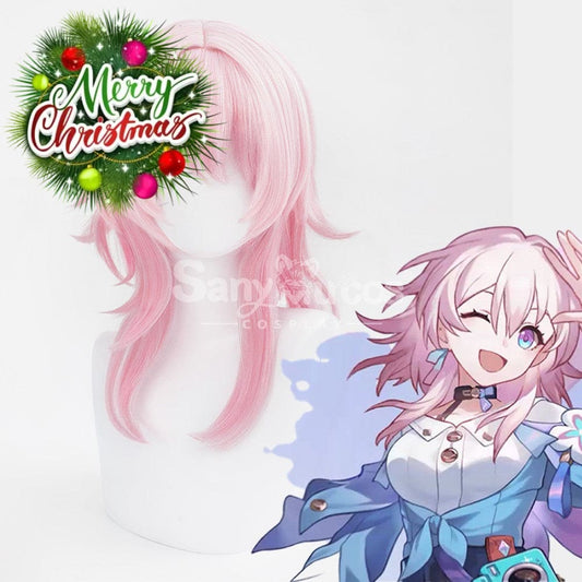 【In Stock】Game Honkai: Star Rail Cosplay Astral Express March 7Th Wig Wigs 1000