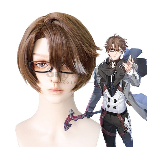 Game Honkai: Star Rail Cosplay Astral Express Welt Yang Wig Wigs