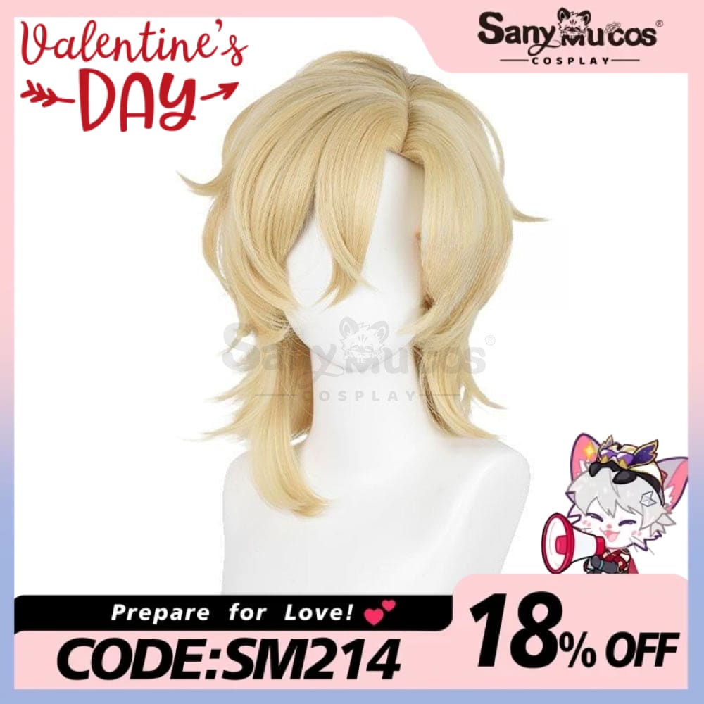 Game Honkai: Star Rail Cosplay Aventurine Wig Wigs