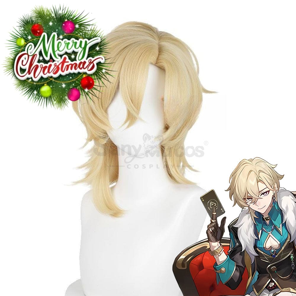 Game Honkai: Star Rail Cosplay Aventurine Wig Wigs