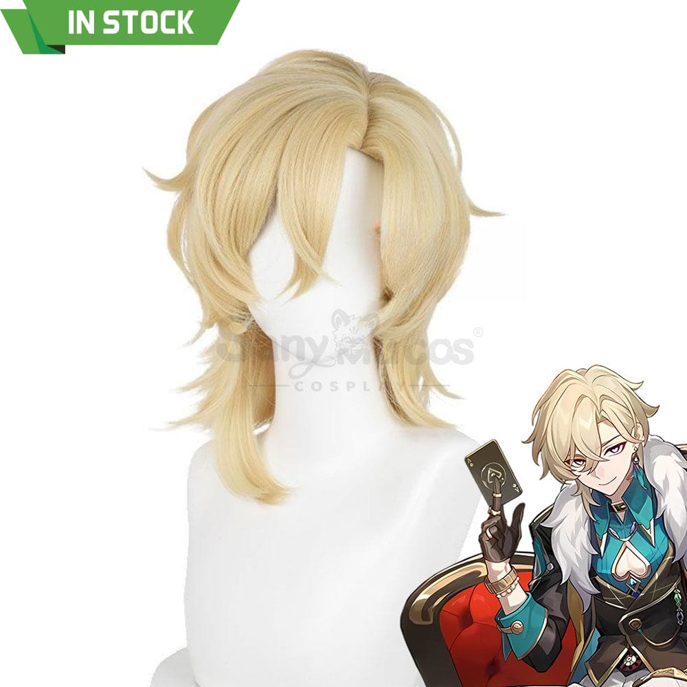 Game Honkai: Star Rail Cosplay Aventurine Wig Wigs