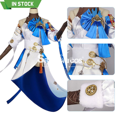 【In Stock】Game Honkai: Star Rail Cosplay Belobog Bronya Costume Plus Size Costumes