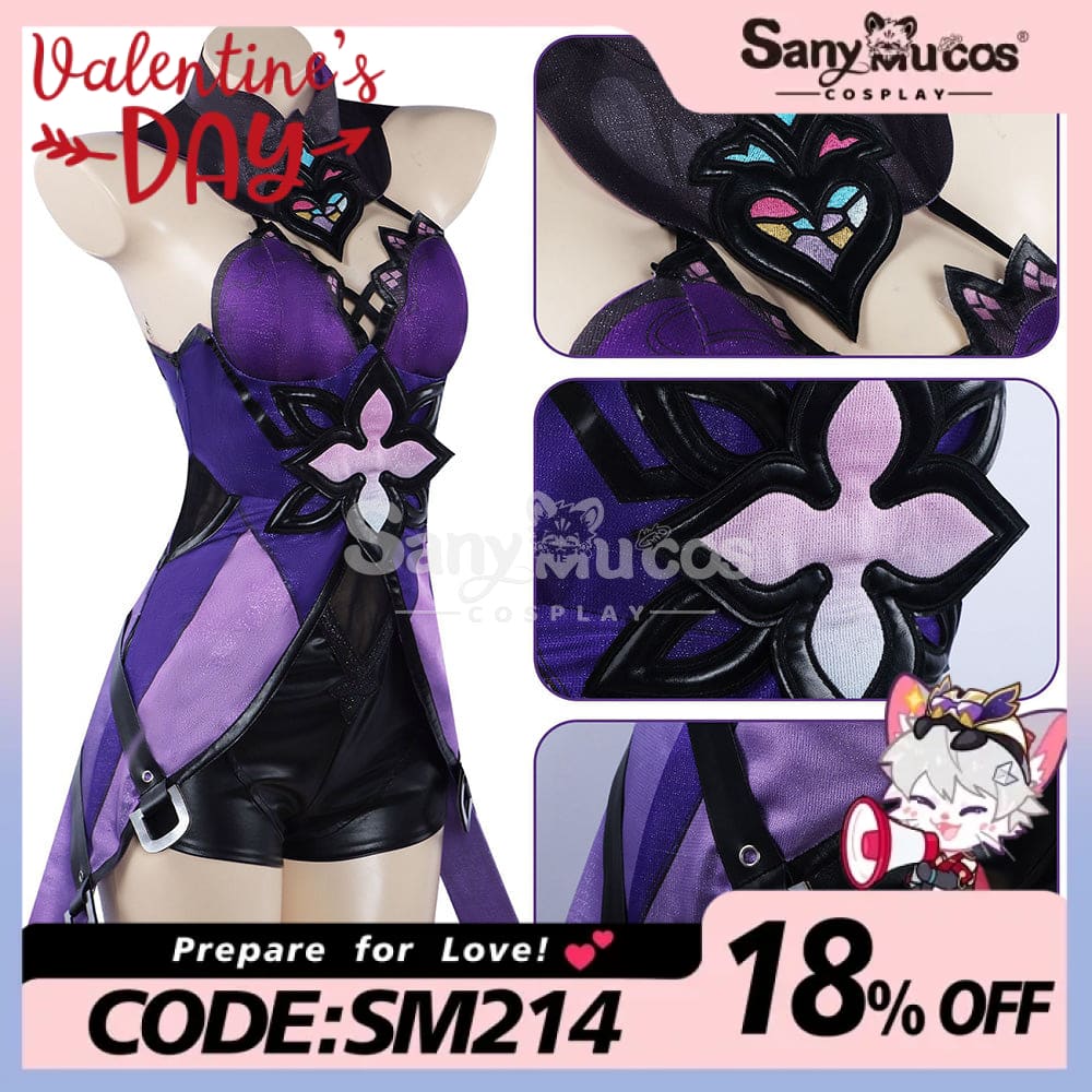 【In Stock】Game Honkai: Star Rail Cosplay Black Swan Costume Plus Size Costumes