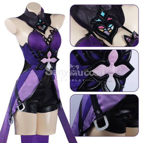 【In Stock】Game Honkai: Star Rail Cosplay Black Swan Costume Plus Size Costumes