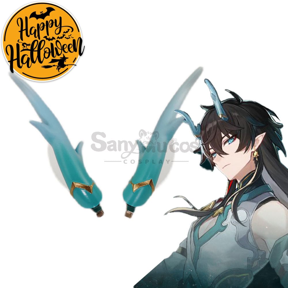 【In Stock】Game Honkai: Star Rail Cosplay Dan Heng Imbibitor Lunae Horn Accessory Prop