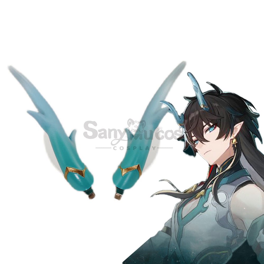 【In Stock】Game Honkai: Star Rail Cosplay Dan Heng Imbibitor Lunae Horn Accessory Prop