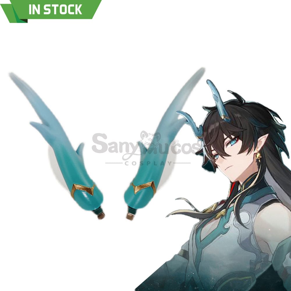 【In Stock】Game Honkai: Star Rail Cosplay Dan Heng Imbibitor Lunae Horn Accessory Prop