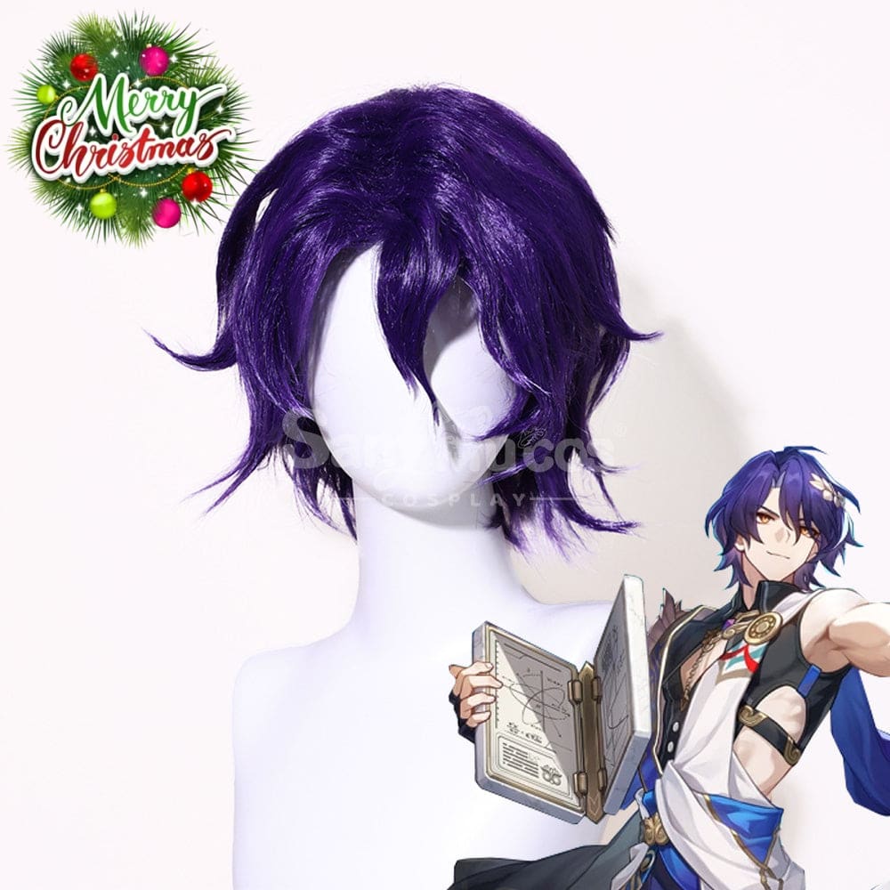 Game Honkai: Star Rail Cosplay Dr. Ratio Wig Wigs