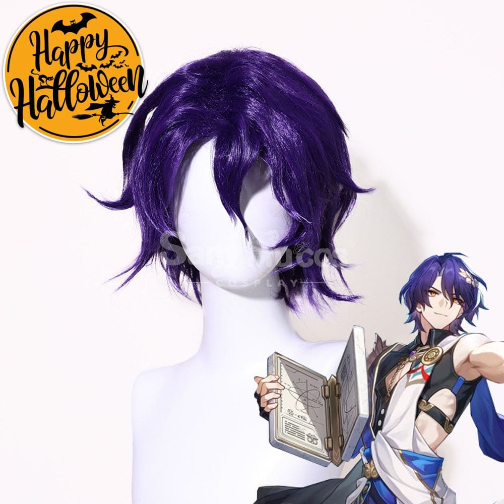 Game Honkai: Star Rail Cosplay Dr. Ratio Wig Wigs
